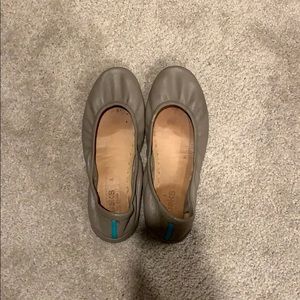 Taupe Tieks Classic Ballet flats - size 8